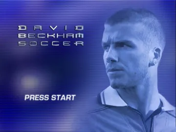 David Beckham Soccer (Europe) screen shot title